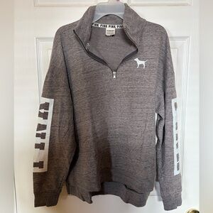 PINK quarterzip sweatshirt